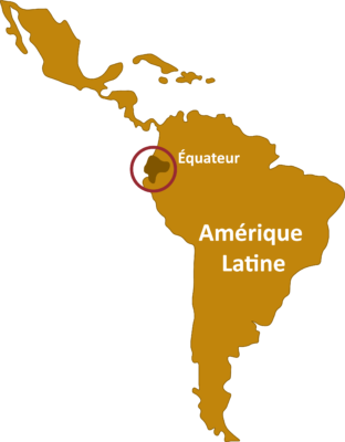 Carte Amerique latine equateur